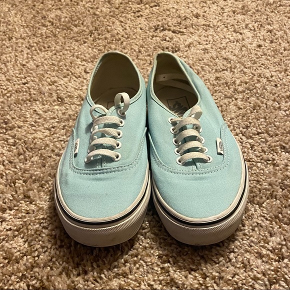 Light Blue Vans Authentic - Picture 2 of 5